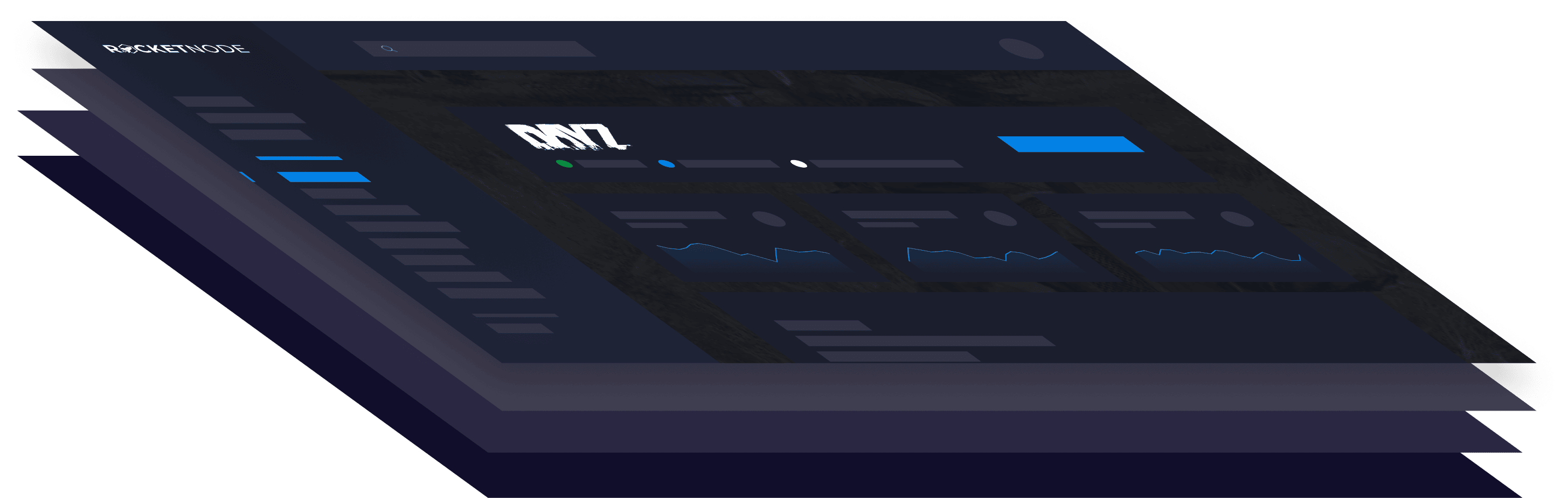 illustration of our hosting panel