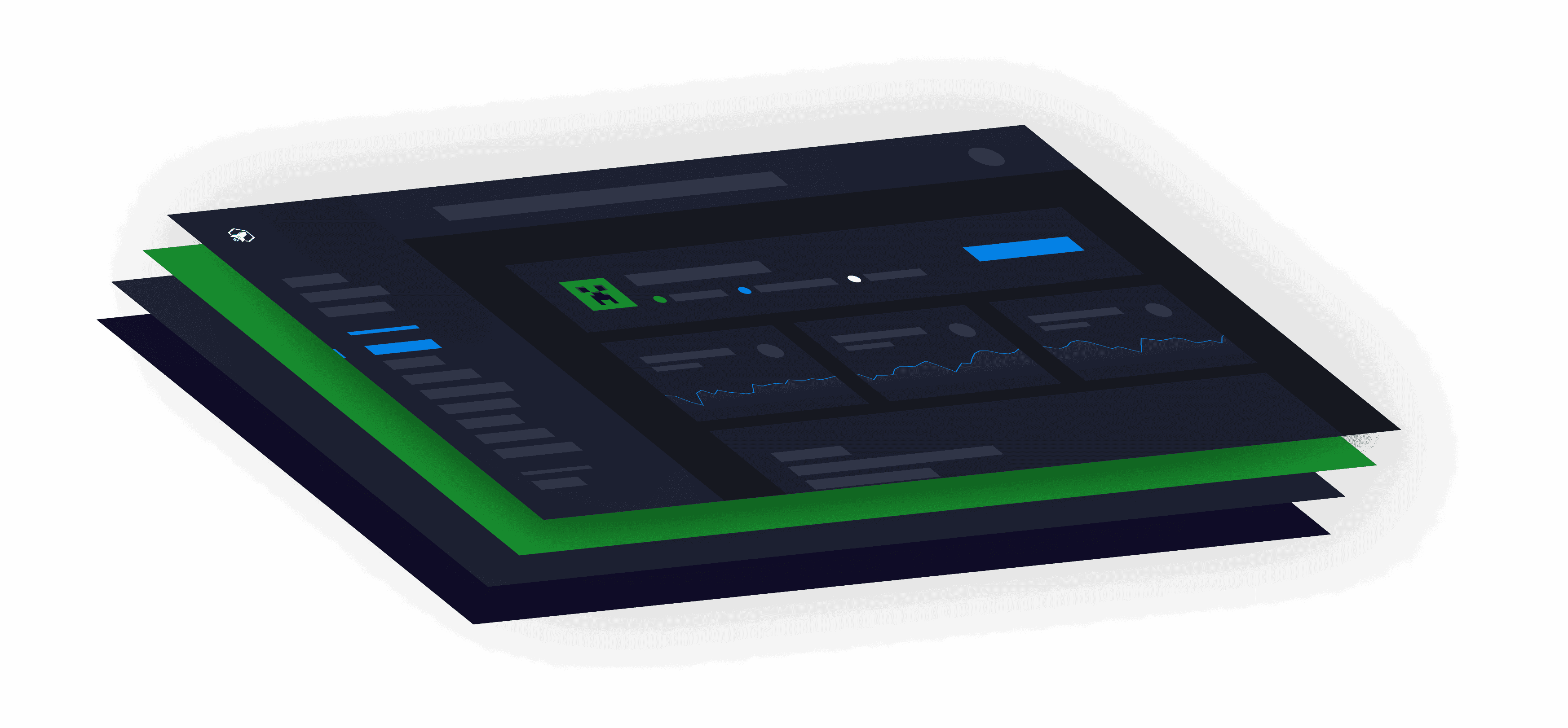 illustration of our hosting panel